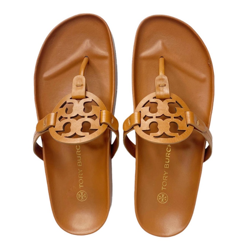 Tory Burch Cloud Miller Brown Sandals Us 7.5